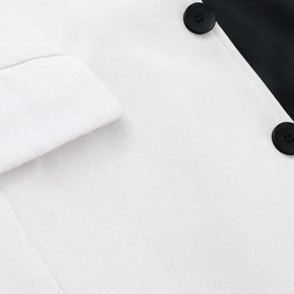 New Men's Trench Coat Outfit White - Picture 4 of 8